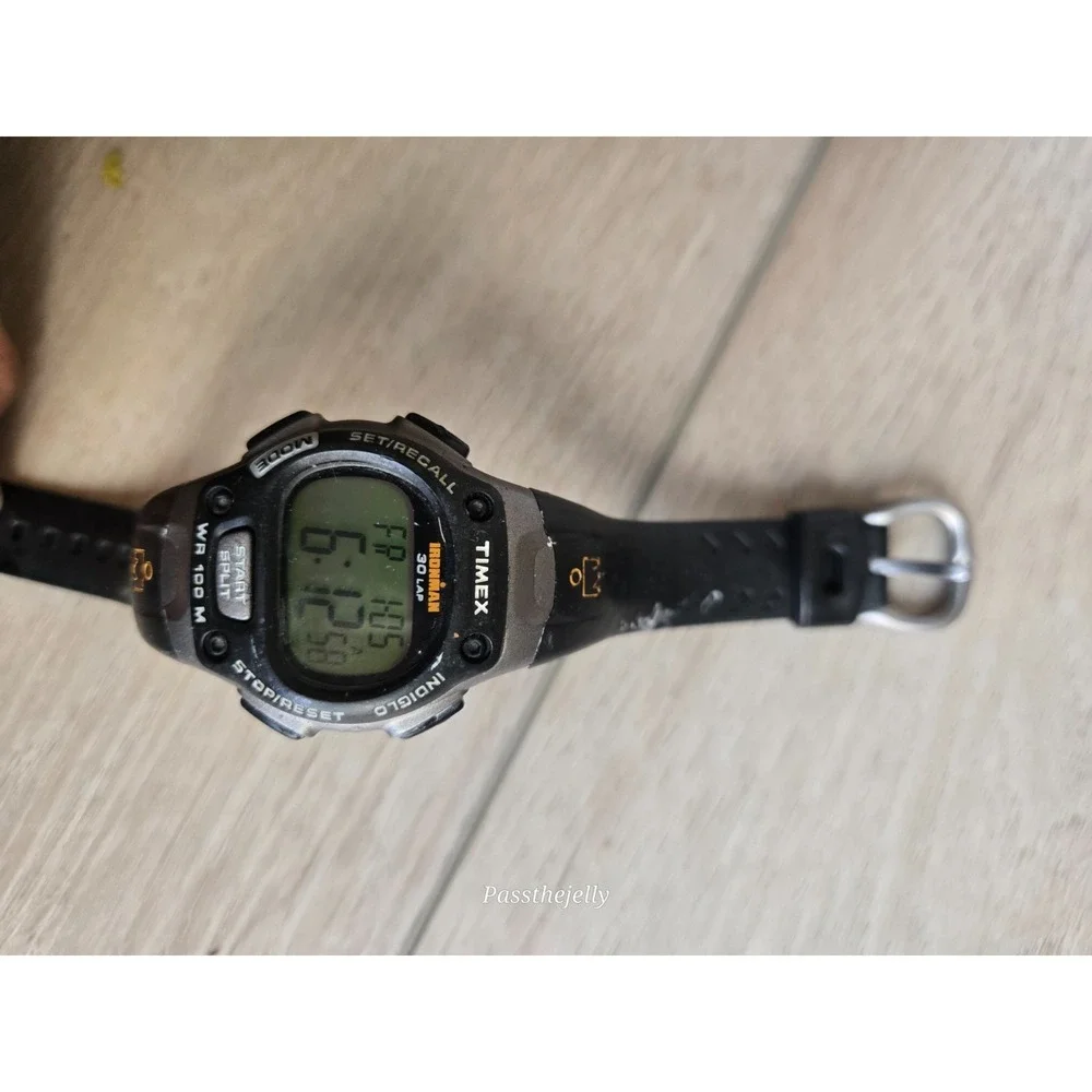Timex Ironman Triathlon Watch Mens Digital 30 Lap WR100M Alarm Chrono